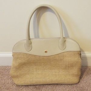Etienne Aigner Woven Handbag